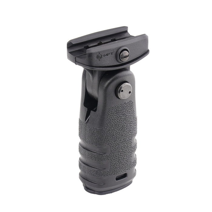 MFT - Chwyt przedni React Folding Grip - Picatinny - Czarny - RFG-BL